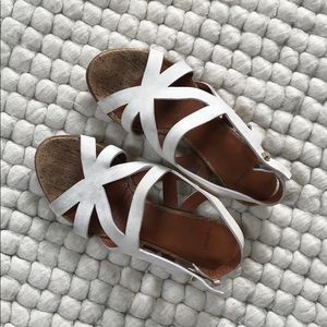 Givenchy cream suede sandals size 6 / 36